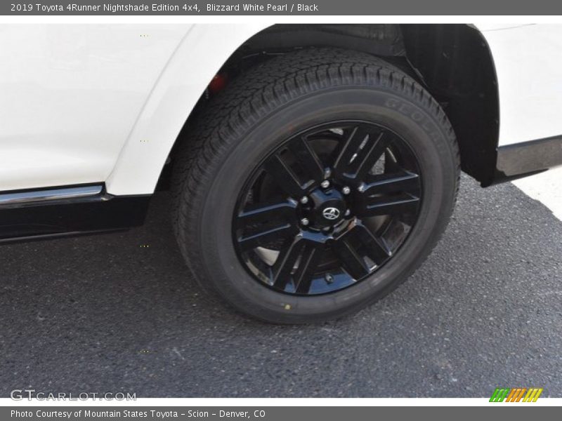 Blizzard White Pearl / Black 2019 Toyota 4Runner Nightshade Edition 4x4