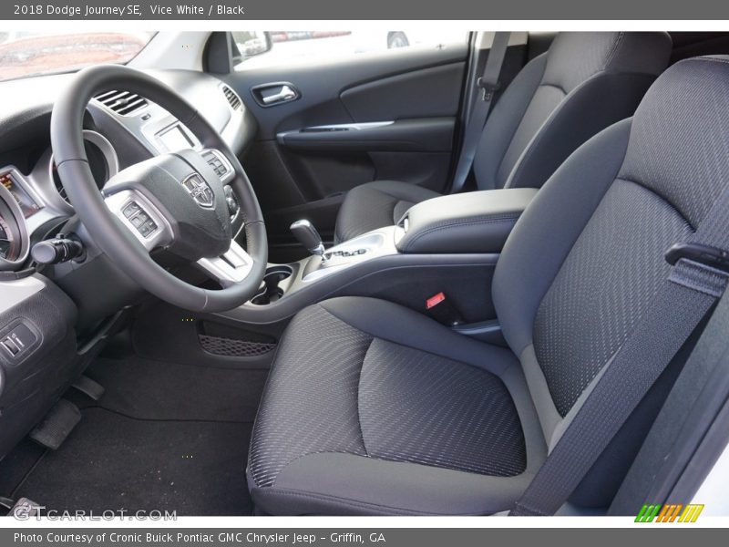 Vice White / Black 2018 Dodge Journey SE