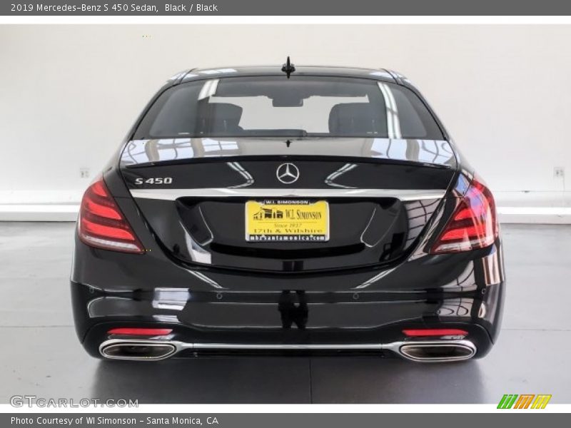 Black / Black 2019 Mercedes-Benz S 450 Sedan