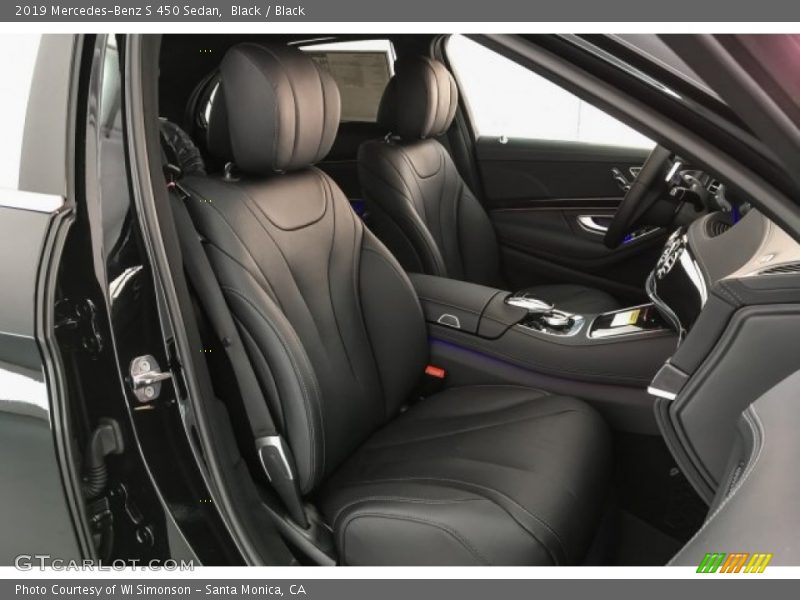 Front Seat of 2019 S 450 Sedan