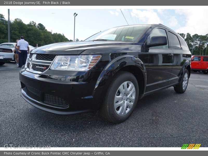 Pitch Black / Black 2018 Dodge Journey SE