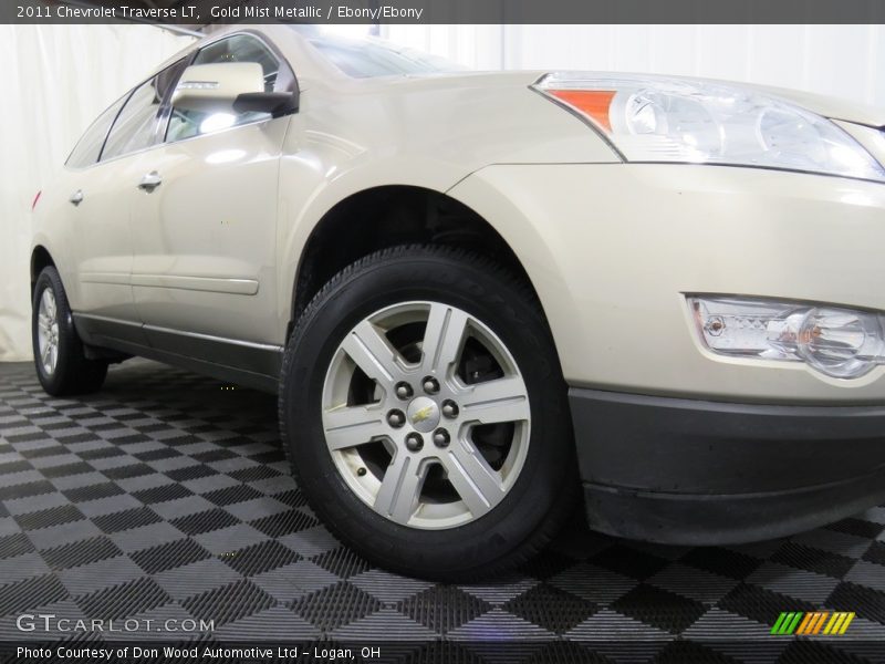 Gold Mist Metallic / Ebony/Ebony 2011 Chevrolet Traverse LT