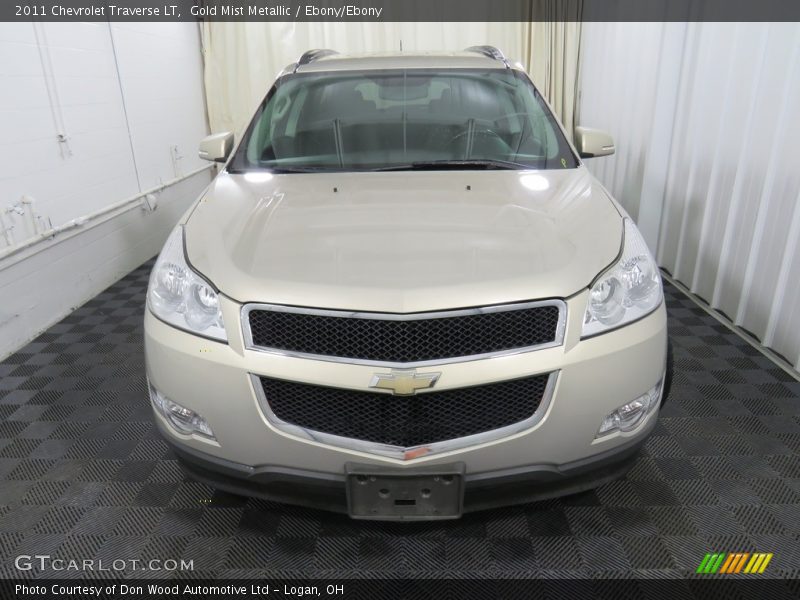 Gold Mist Metallic / Ebony/Ebony 2011 Chevrolet Traverse LT