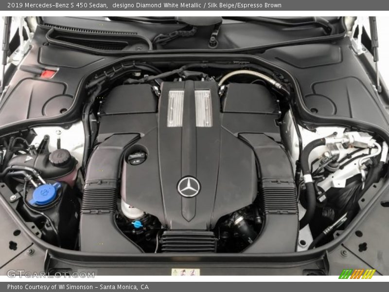  2019 S 450 Sedan Engine - 3.0 Liter DI biturbo DOHC 24-Valve VVT V6
