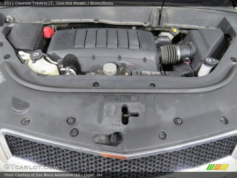 Gold Mist Metallic / Ebony/Ebony 2011 Chevrolet Traverse LT