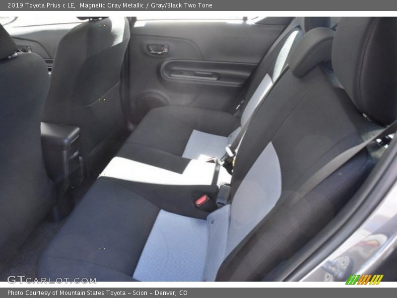 Magnetic Gray Metallic / Gray/Black Two Tone 2019 Toyota Prius c LE