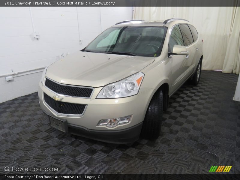 Gold Mist Metallic / Ebony/Ebony 2011 Chevrolet Traverse LT