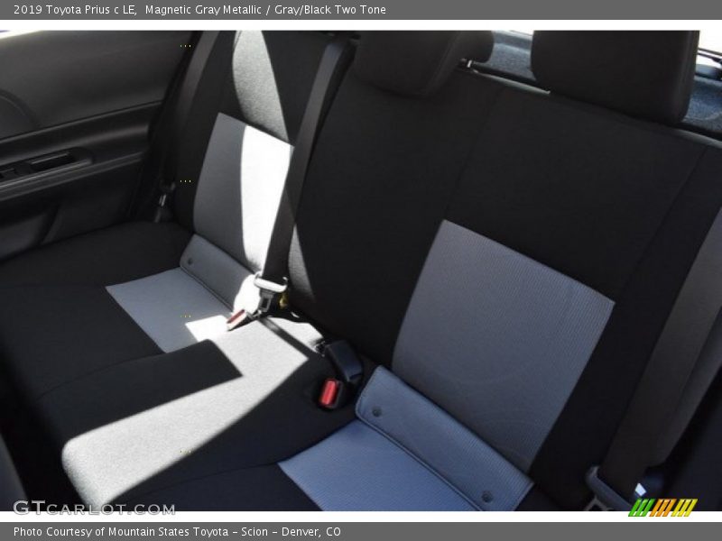 Magnetic Gray Metallic / Gray/Black Two Tone 2019 Toyota Prius c LE