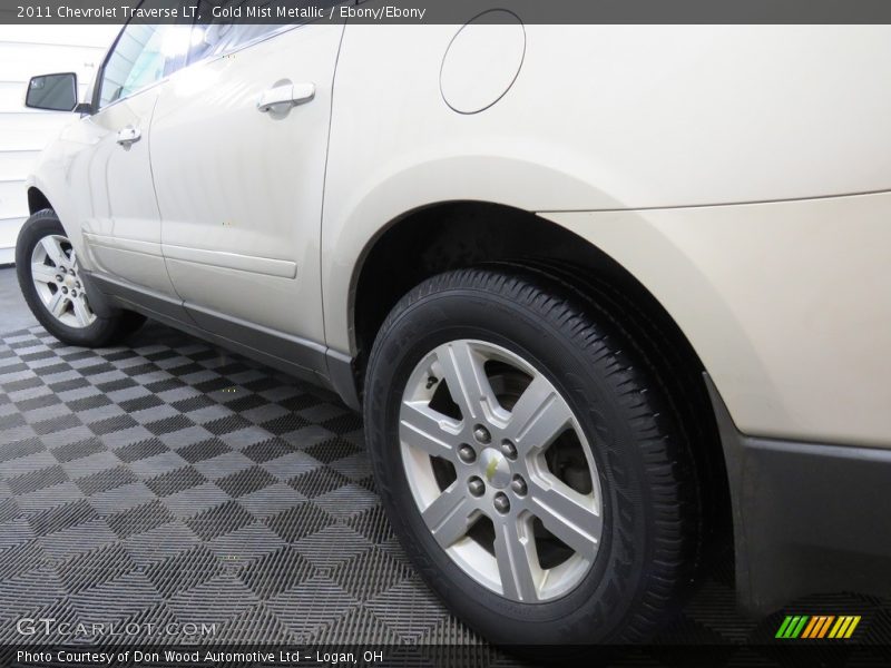 Gold Mist Metallic / Ebony/Ebony 2011 Chevrolet Traverse LT