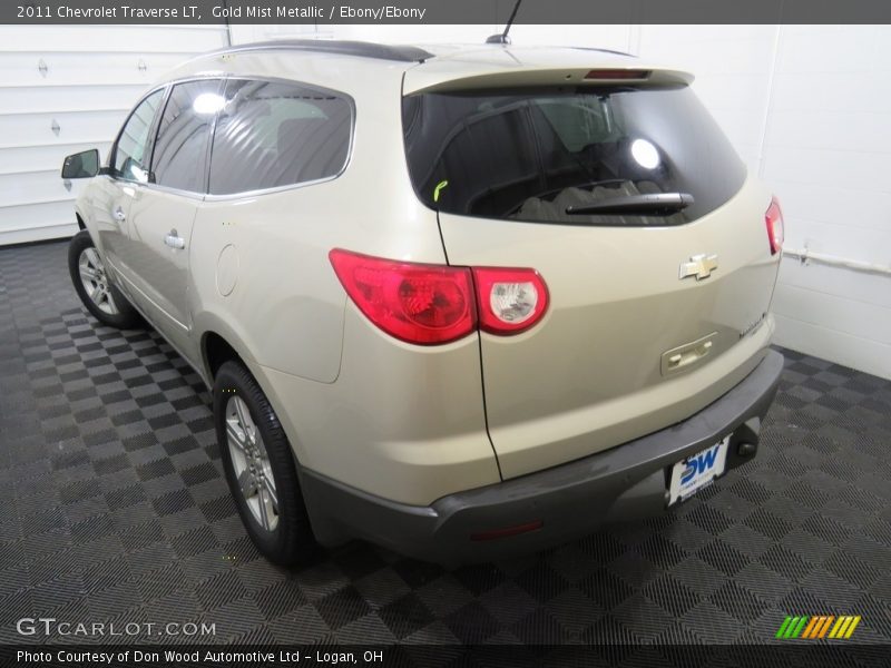 Gold Mist Metallic / Ebony/Ebony 2011 Chevrolet Traverse LT