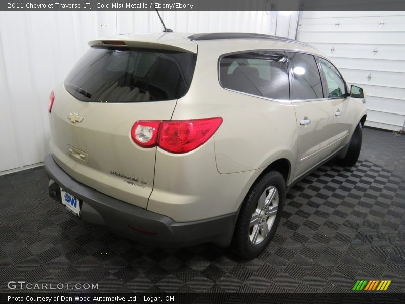 Gold Mist Metallic / Ebony/Ebony 2011 Chevrolet Traverse LT
