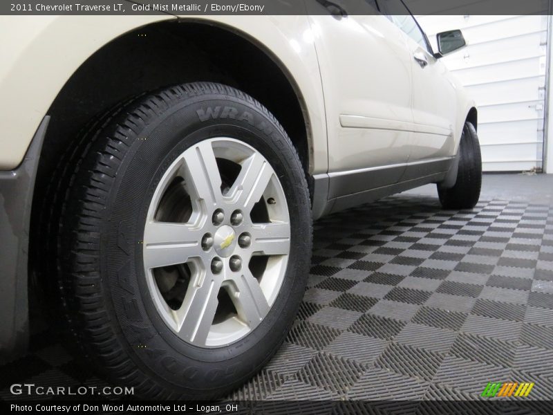 Gold Mist Metallic / Ebony/Ebony 2011 Chevrolet Traverse LT