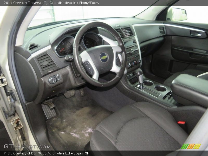 Gold Mist Metallic / Ebony/Ebony 2011 Chevrolet Traverse LT