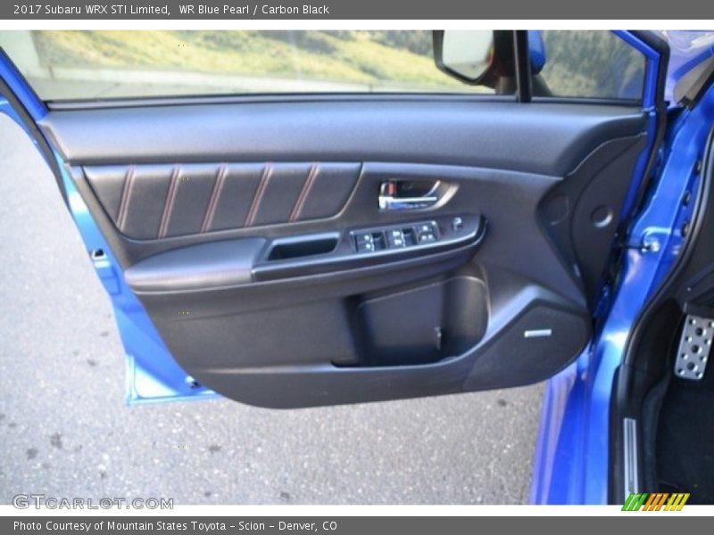 Door Panel of 2017 WRX STI Limited