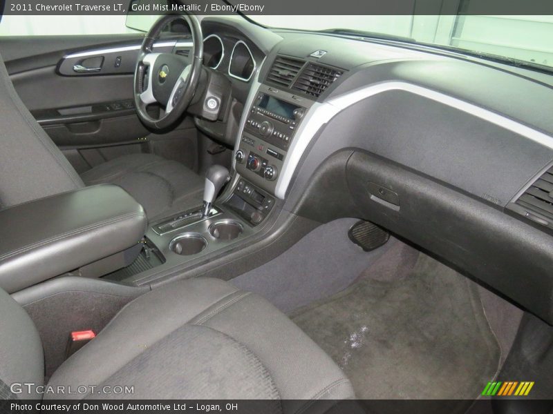 Gold Mist Metallic / Ebony/Ebony 2011 Chevrolet Traverse LT