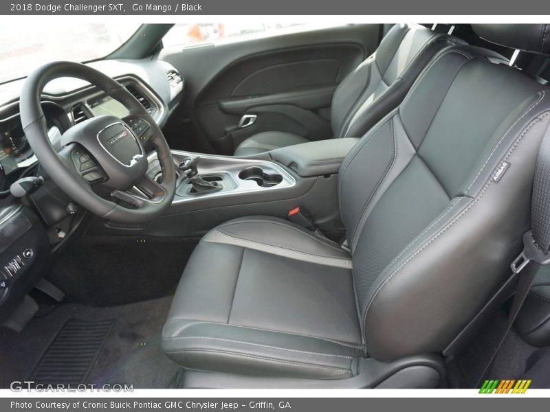 Go Mango / Black 2018 Dodge Challenger SXT
