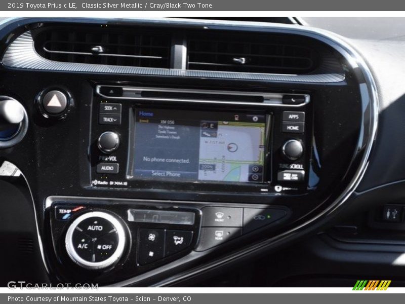 Navigation of 2019 Prius c LE