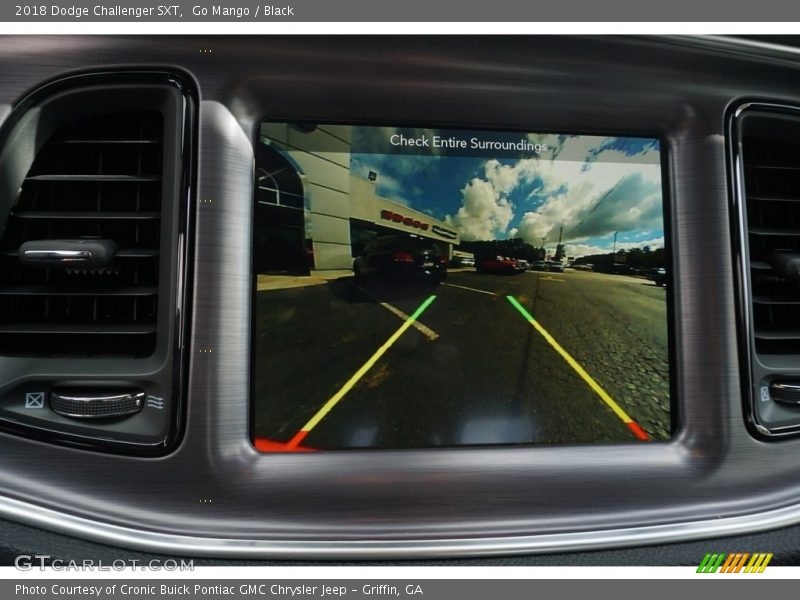Go Mango / Black 2018 Dodge Challenger SXT