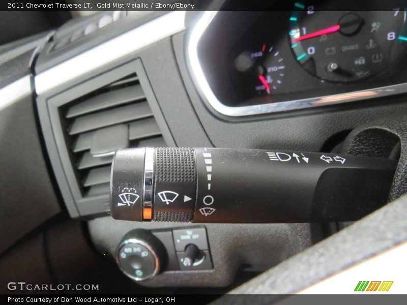 Gold Mist Metallic / Ebony/Ebony 2011 Chevrolet Traverse LT