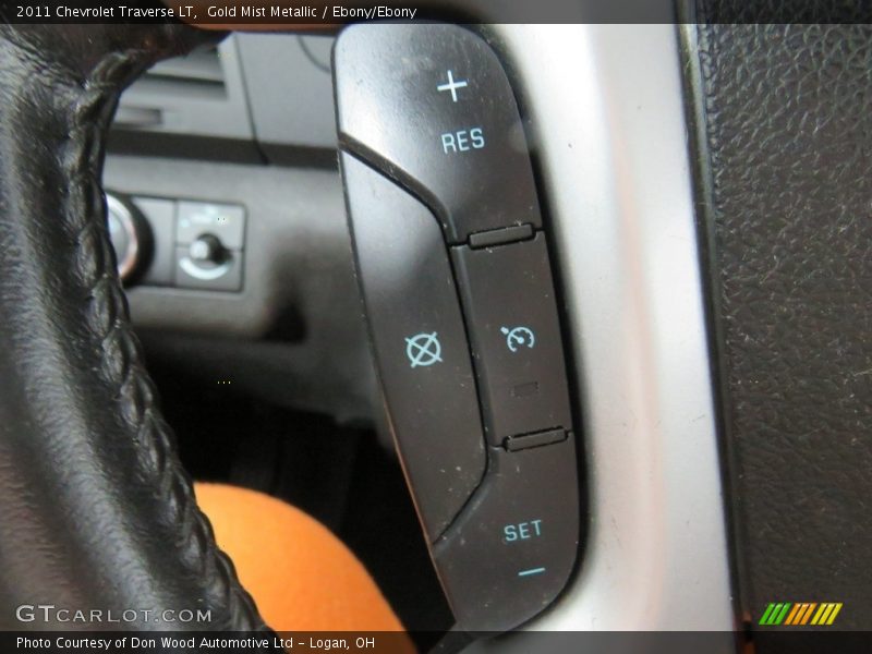 Gold Mist Metallic / Ebony/Ebony 2011 Chevrolet Traverse LT
