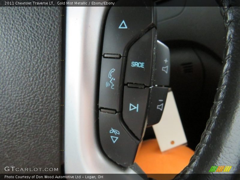 Gold Mist Metallic / Ebony/Ebony 2011 Chevrolet Traverse LT