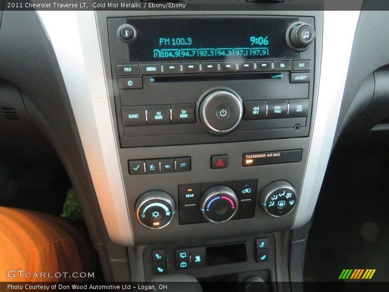 Gold Mist Metallic / Ebony/Ebony 2011 Chevrolet Traverse LT