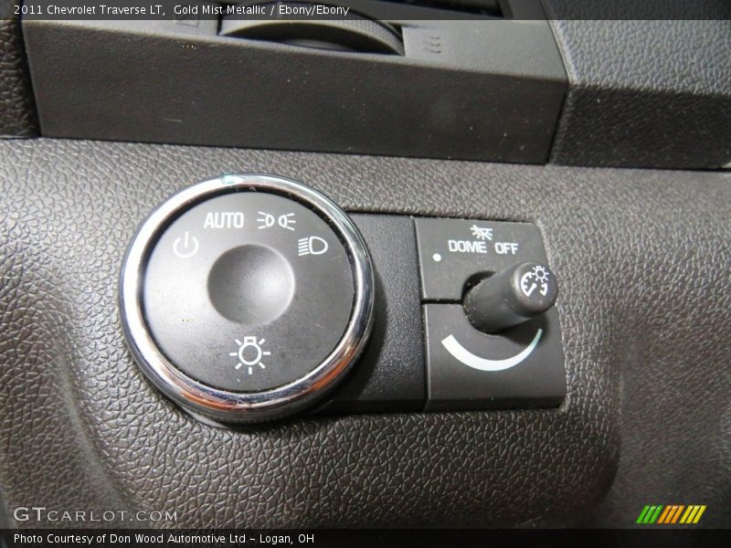 Gold Mist Metallic / Ebony/Ebony 2011 Chevrolet Traverse LT