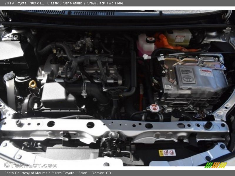  2019 Prius c LE Engine - 1.5 Liter DOHC 16-Valve VVT-i 4 Cylinder Gasoline/Electric Hybrid