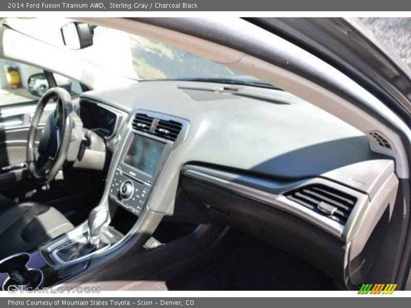 Sterling Gray / Charcoal Black 2014 Ford Fusion Titanium AWD