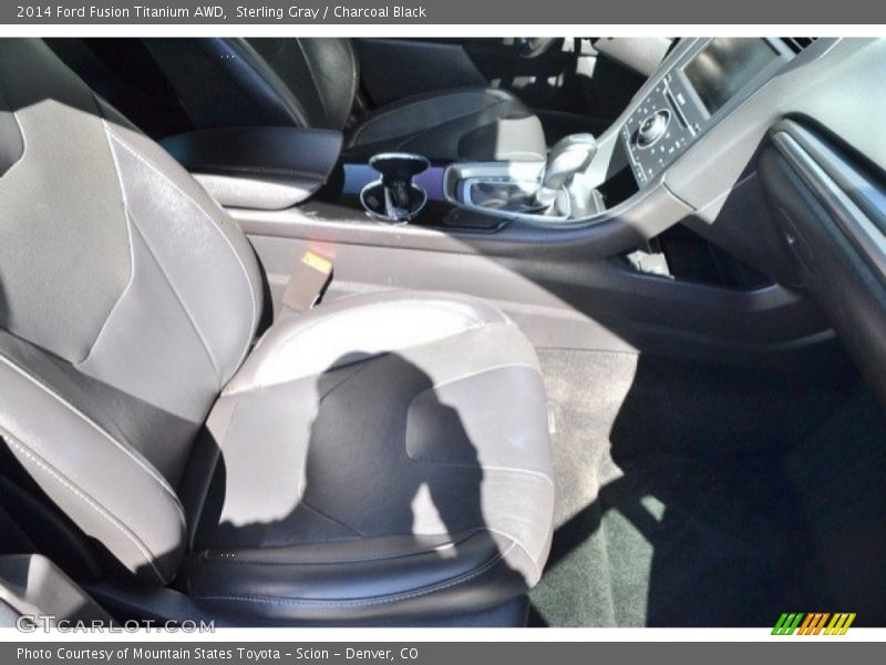 Sterling Gray / Charcoal Black 2014 Ford Fusion Titanium AWD