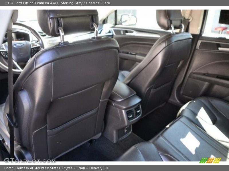 Sterling Gray / Charcoal Black 2014 Ford Fusion Titanium AWD