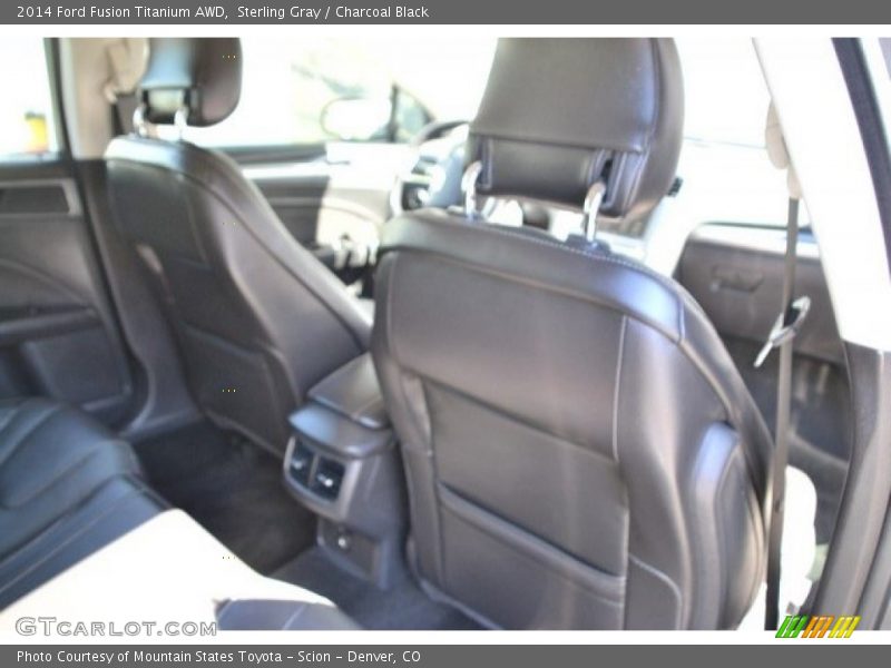 Sterling Gray / Charcoal Black 2014 Ford Fusion Titanium AWD