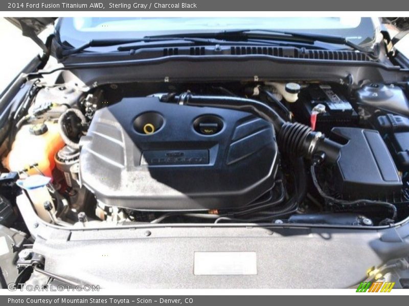 Sterling Gray / Charcoal Black 2014 Ford Fusion Titanium AWD