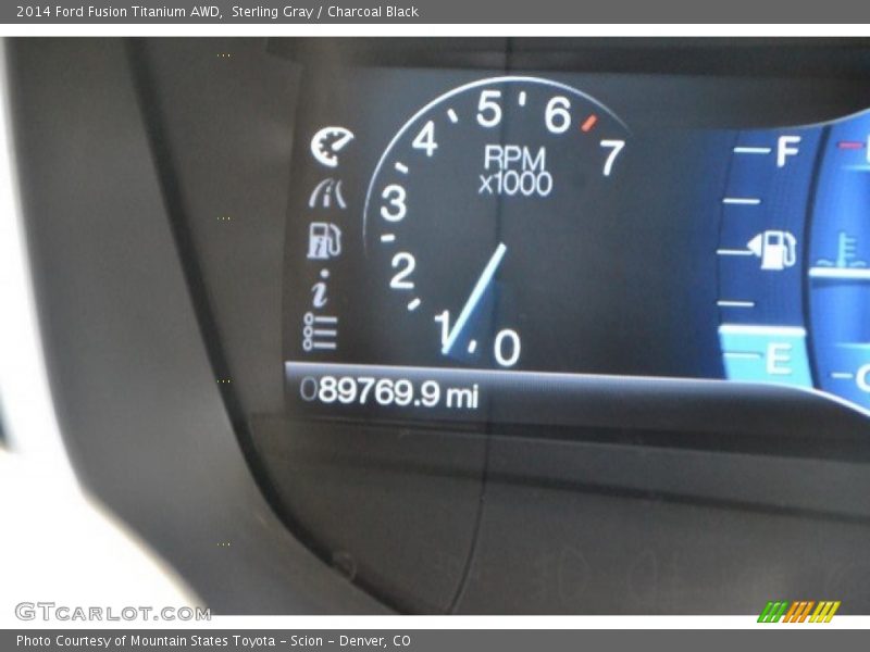 Sterling Gray / Charcoal Black 2014 Ford Fusion Titanium AWD