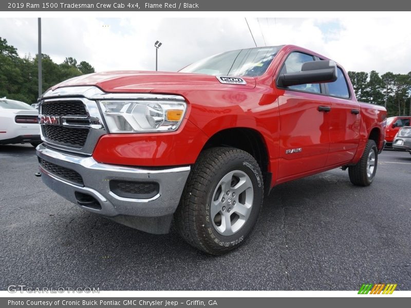 Front 3/4 View of 2019 1500 Tradesman Crew Cab 4x4