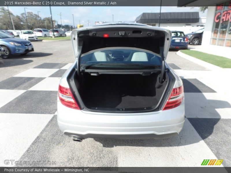 Diamond Silver Metallic / Ash 2015 Mercedes-Benz C 250 Coupe