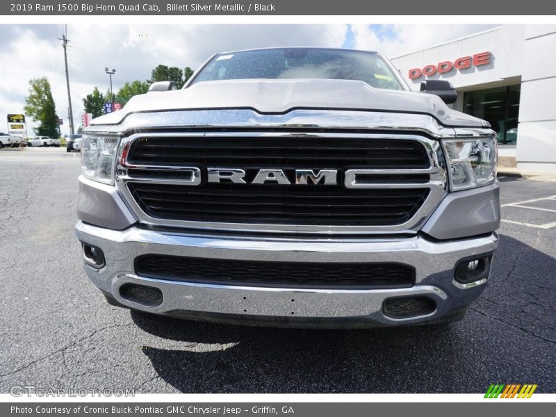 Billett Silver Metallic / Black 2019 Ram 1500 Big Horn Quad Cab