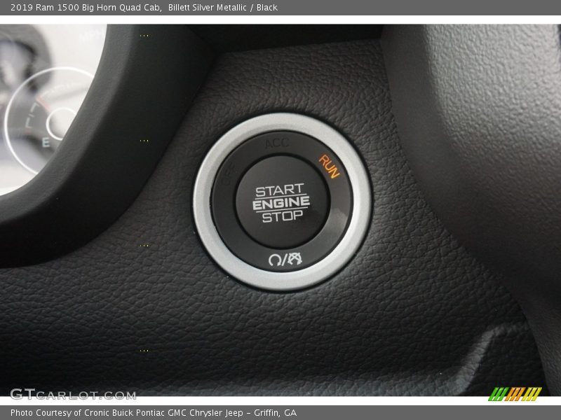 Billett Silver Metallic / Black 2019 Ram 1500 Big Horn Quad Cab