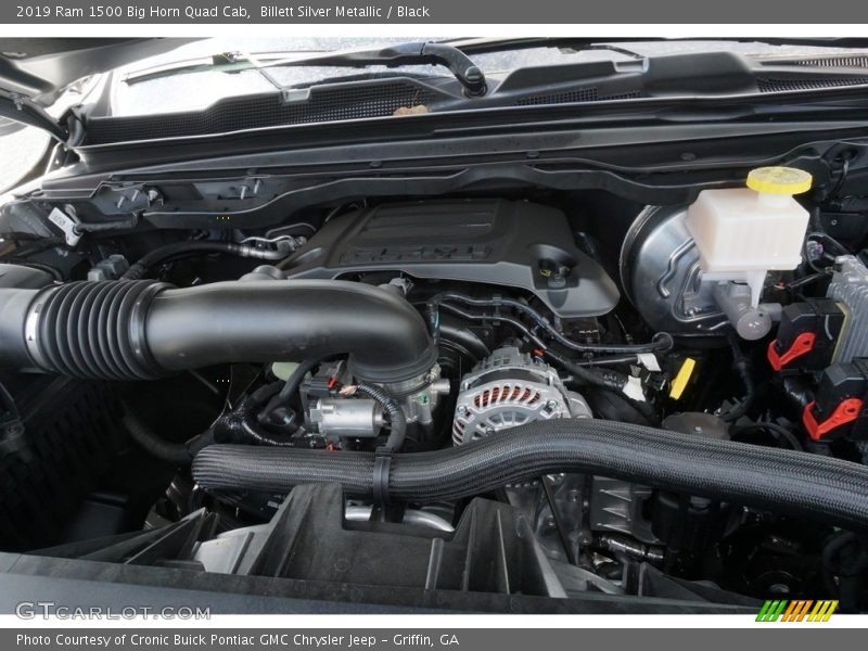 Billett Silver Metallic / Black 2019 Ram 1500 Big Horn Quad Cab