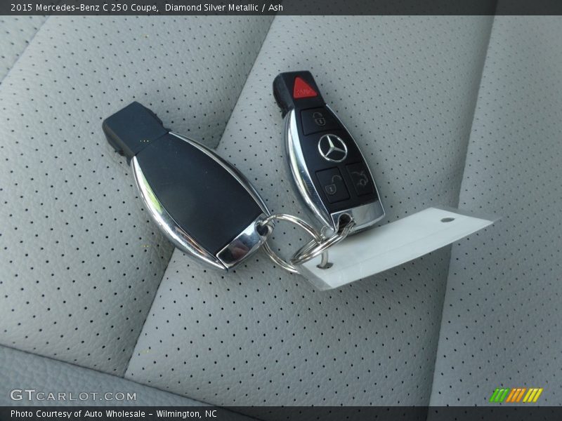 Diamond Silver Metallic / Ash 2015 Mercedes-Benz C 250 Coupe