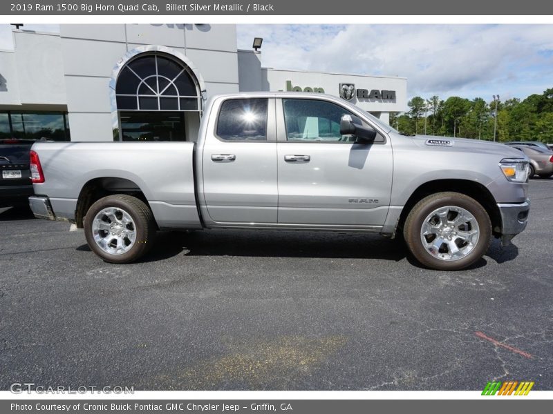 Billett Silver Metallic / Black 2019 Ram 1500 Big Horn Quad Cab