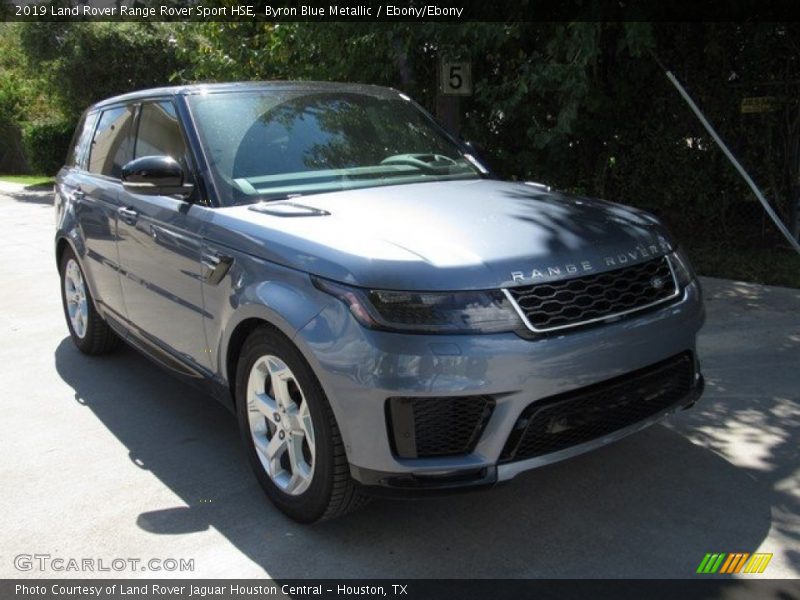 Byron Blue Metallic / Ebony/Ebony 2019 Land Rover Range Rover Sport HSE