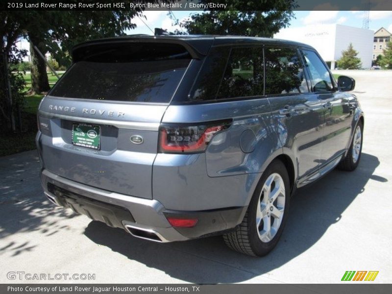 Byron Blue Metallic / Ebony/Ebony 2019 Land Rover Range Rover Sport HSE