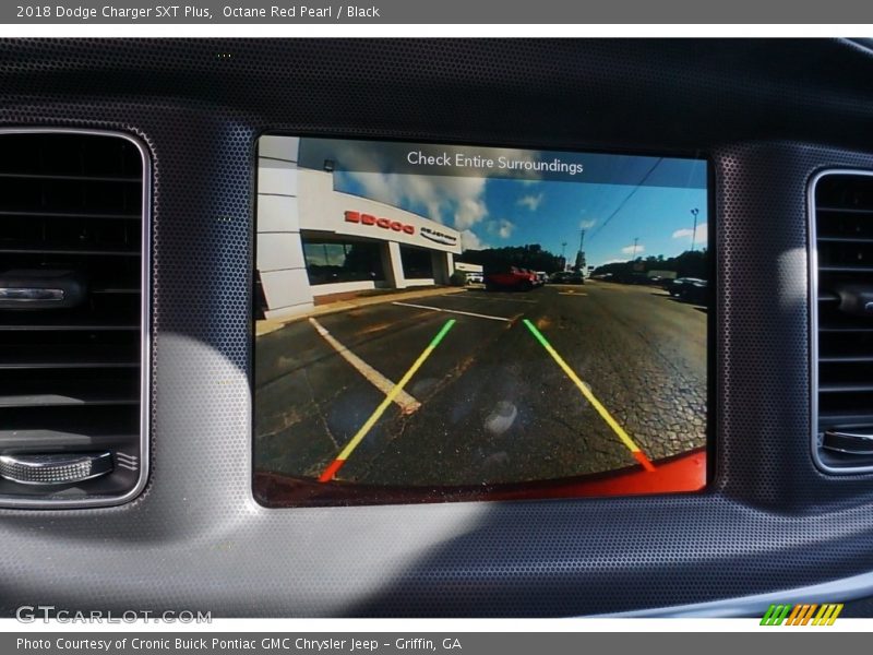 Octane Red Pearl / Black 2018 Dodge Charger SXT Plus