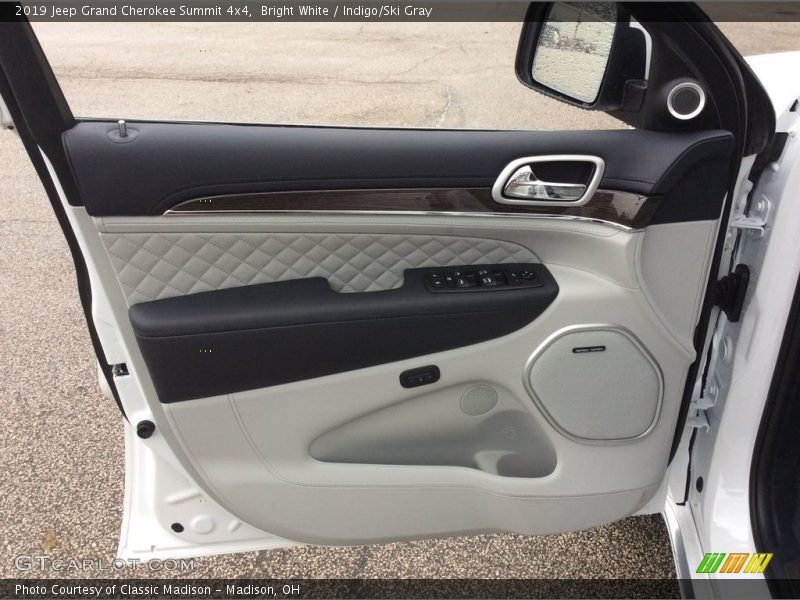 Bright White / Indigo/Ski Gray 2019 Jeep Grand Cherokee Summit 4x4