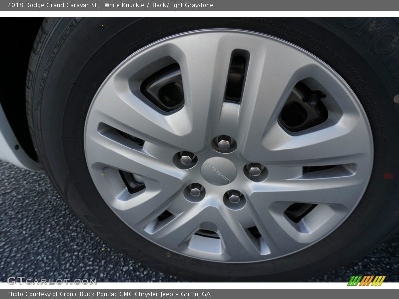 White Knuckle / Black/Light Graystone 2018 Dodge Grand Caravan SE