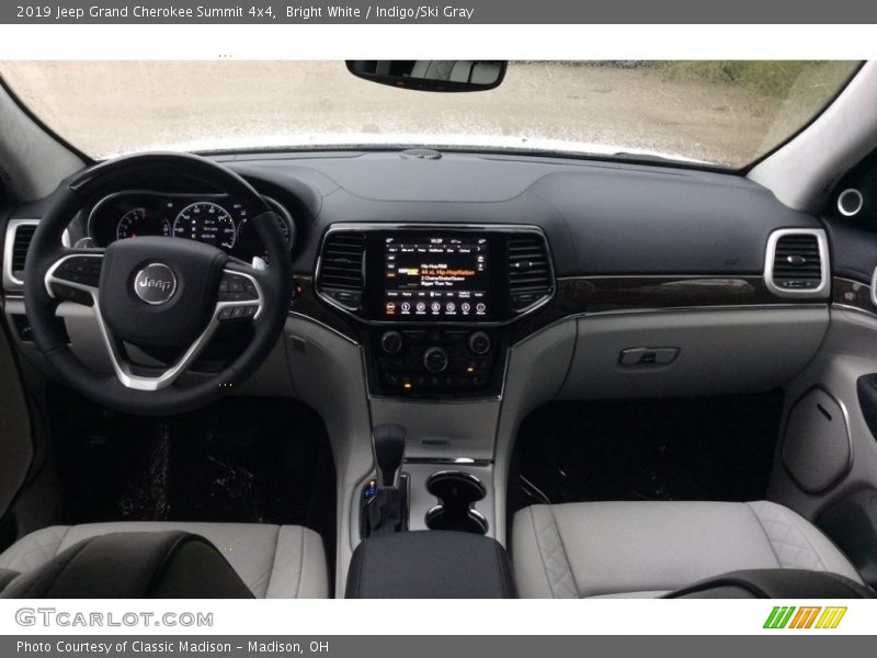 Bright White / Indigo/Ski Gray 2019 Jeep Grand Cherokee Summit 4x4