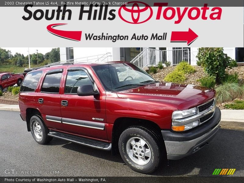 Redfire Metallic / Gray/Dark Charcoal 2003 Chevrolet Tahoe LS 4x4