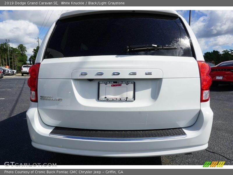 White Knuckle / Black/Light Graystone 2019 Dodge Grand Caravan SE