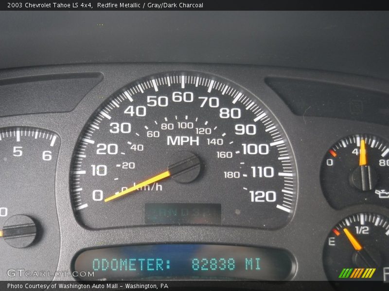 Redfire Metallic / Gray/Dark Charcoal 2003 Chevrolet Tahoe LS 4x4